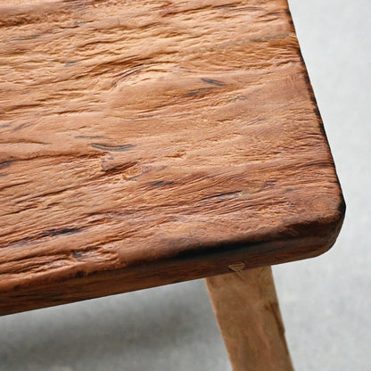 Recycled Teak Stool - H45cm