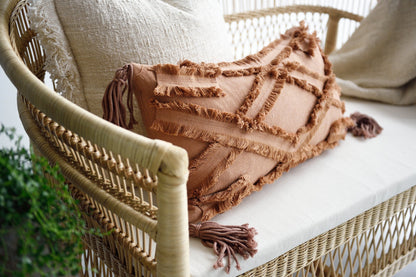 Tobacco Bohemian Cushion 60cm x 35cm - Cushions