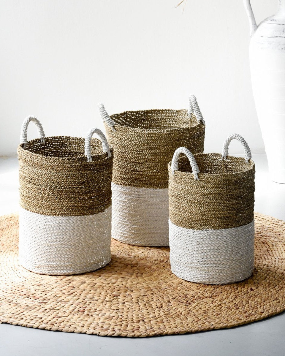 Byron Bay Basket - White