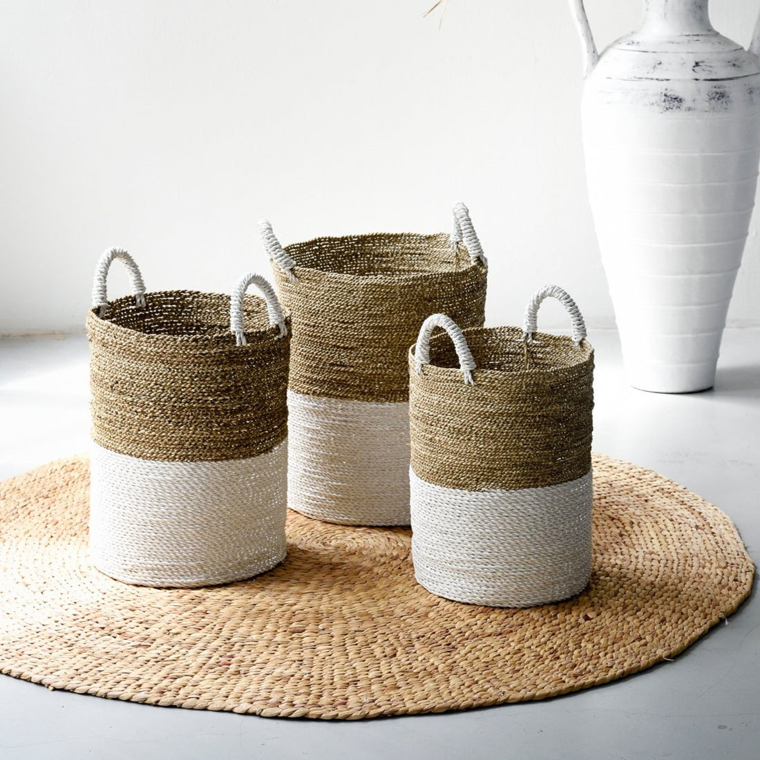 Byron Bay Basket - White