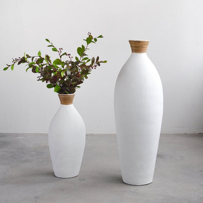 White Slender Vase