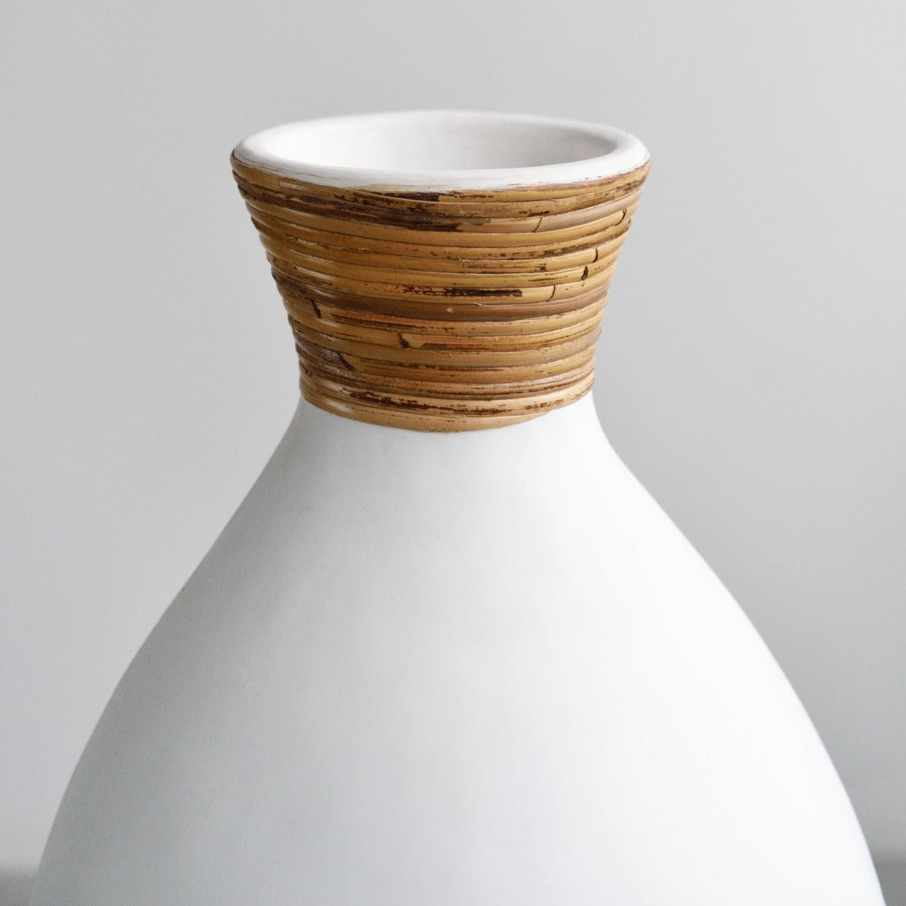 White Slender Vase